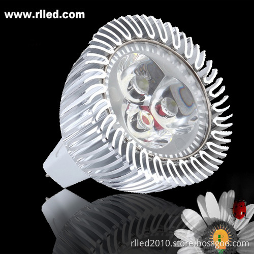 high brightness high power e27 mr16 gu10 3w led spotlight